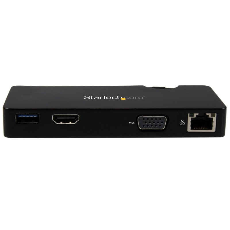 StarTech.com Mini Docking Station Universale per Laptop USB 3.0 con uscita HDMI VGA e Gigabit Ethernet USB3.0