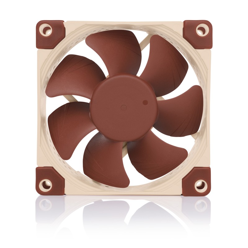 Noctua NF-A8 PWM sistema di raffreddamento per computer Case per computer Ventilatore 8 cm Beige, Marrone