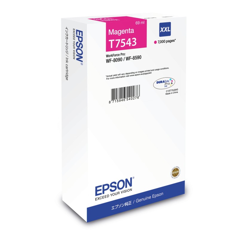 Epson WF-8090   WF-8590 Ink Cartridge XXL Magenta