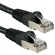 Lindy 47176 cavo di rete Nero 0,5 m Cat6 S FTP (S-STP)