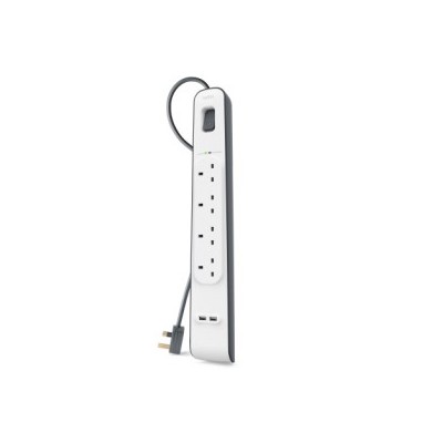 Belkin BSV401VF2M protezione da sovraccarico Bianco 4 presa(e) AC 2 m