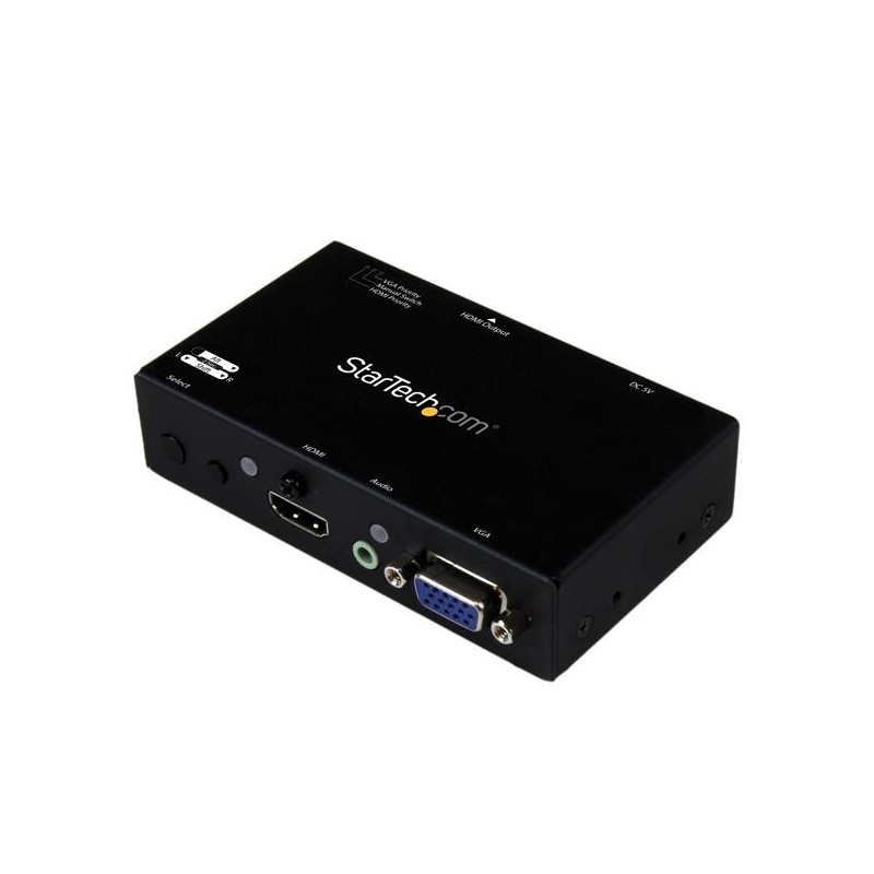 StarTech.com Switch Commutatore 2x1 HDMI + VGA a HDMI - Switch Convertitore HDMI   VGA a HDMI con commutazione prioritaria -