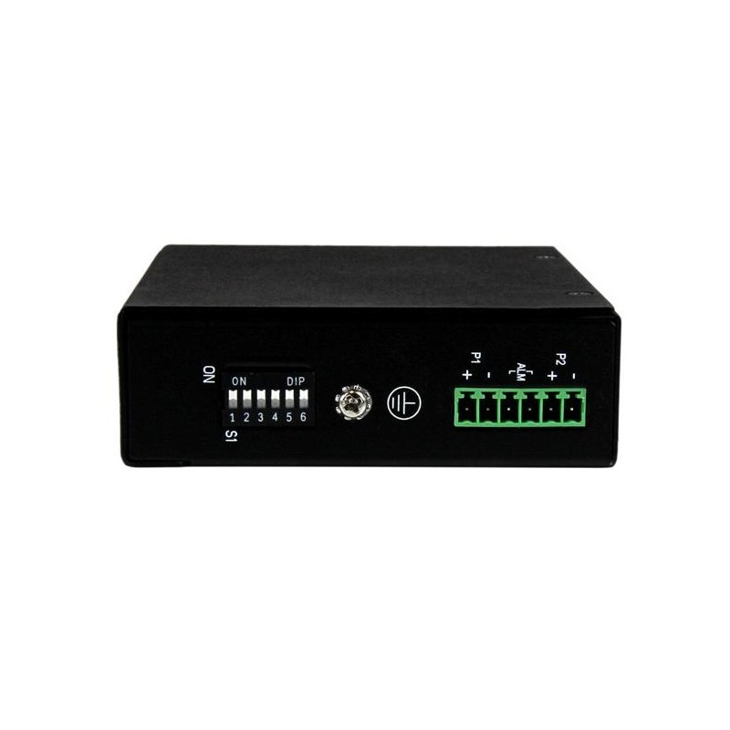 StarTech.com Switch di rete Commutatore Industriale Gigabit Ethernet a 5 porte non gestito - Guide DIN   Montabile a parete