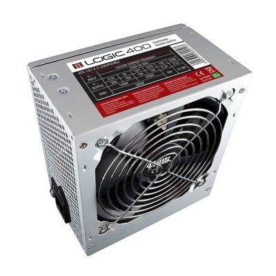 Logic 400 alimentatore per computer 400 W 20+4 pin ATX ATX Acciaio inossidabile