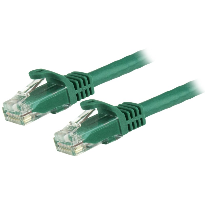 StarTech.com Cavo di rete CAT 6 - Cavo Patch Ethernet RJ45 UTP verde da 3m antigroviglio