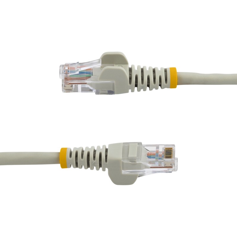 StarTech.com Cavo di rete CAT 5e - Cavo Patch Ethernet RJ45 UTP Grigio da 2m antigroviglio