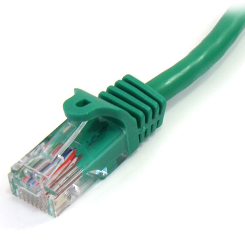 StarTech.com Cavo di rete CAT 5e - Cavo Patch Ethernet RJ45 UTP Verde da 3m antigroviglio