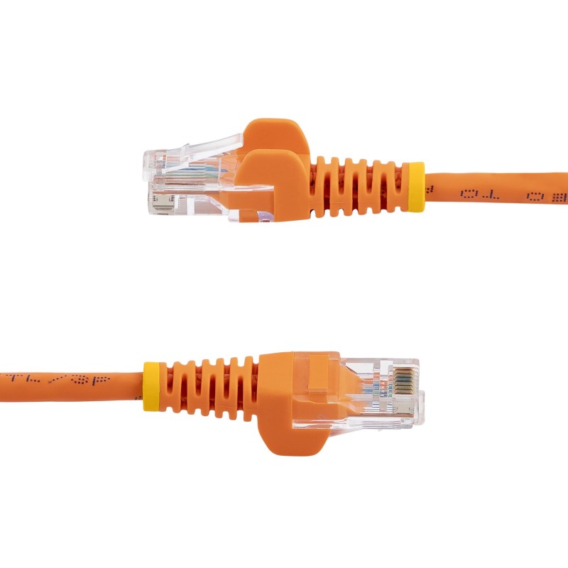 StarTech.com Cavo di rete CAT 5e - Cavo Patch Ethernet RJ45 UTP Arancio da 2m antigroviglio