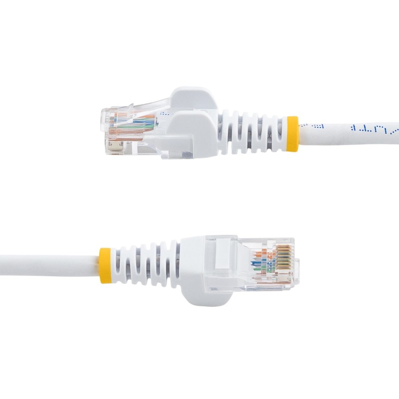 StarTech.com Cavo di rete CAT 5e - Cavo Patch Ethernet RJ45 UTP Bianco da 2m antigroviglio