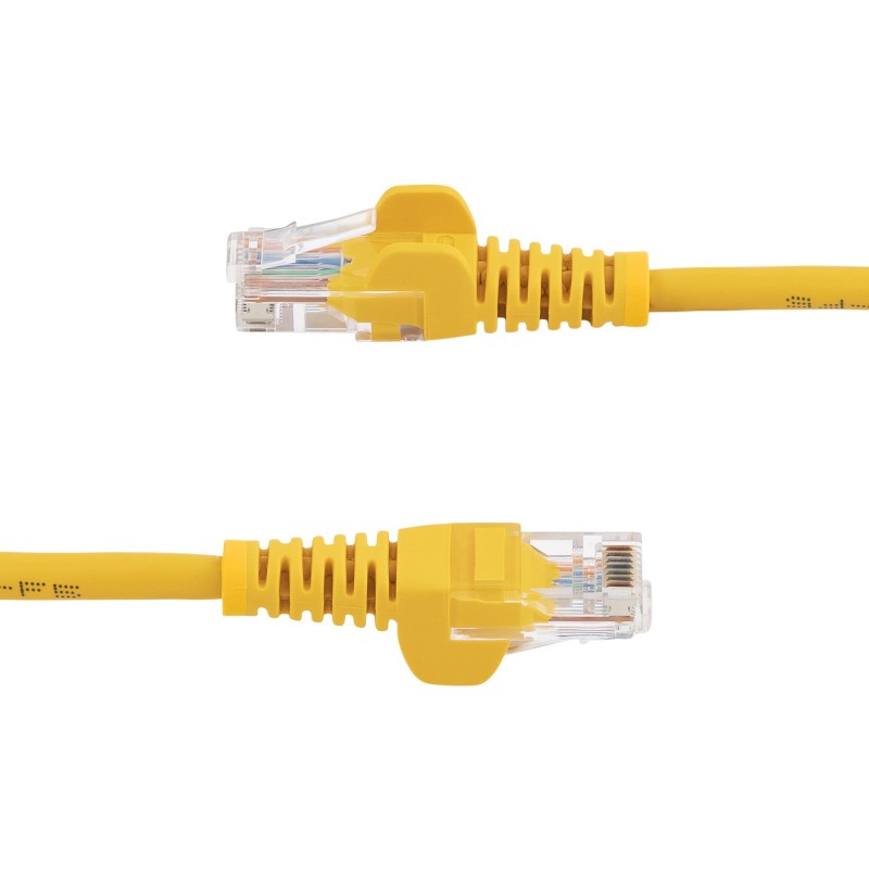 StarTech.com Cavo di rete CAT 5e - Cavo Patch Ethernet RJ45 UTP Giallo da 2m antigroviglio