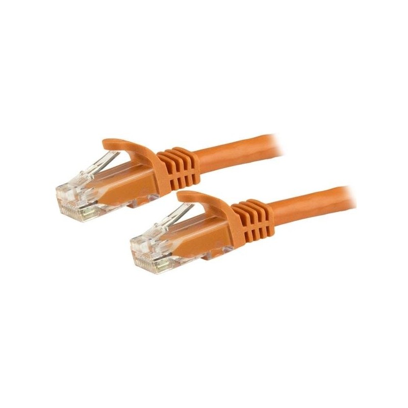 StarTech.com Cavo di rete CAT 6 - Cavo Patch Ethernet RJ45 UTP arancione da 1m antigroviglio - cavo gigabit categoria 6