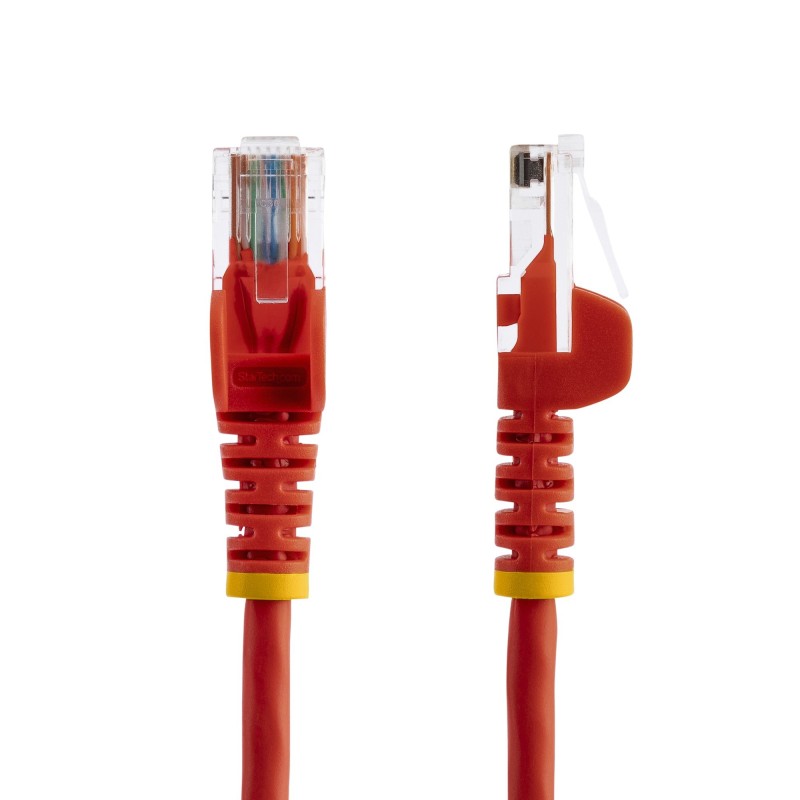 StarTech.com Cavo di rete CAT 5e - Cavo Patch Ethernet RJ45 UTP Rosso da 1m antigroviglio