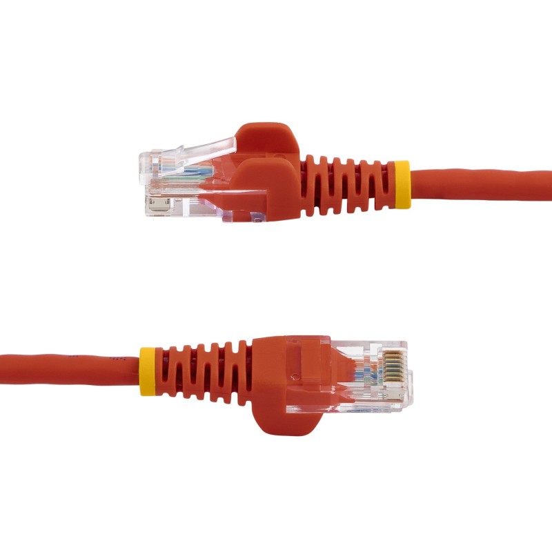 StarTech.com Cavo di rete CAT 5e - Cavo Patch Ethernet RJ45 UTP Rosso da 1m antigroviglio