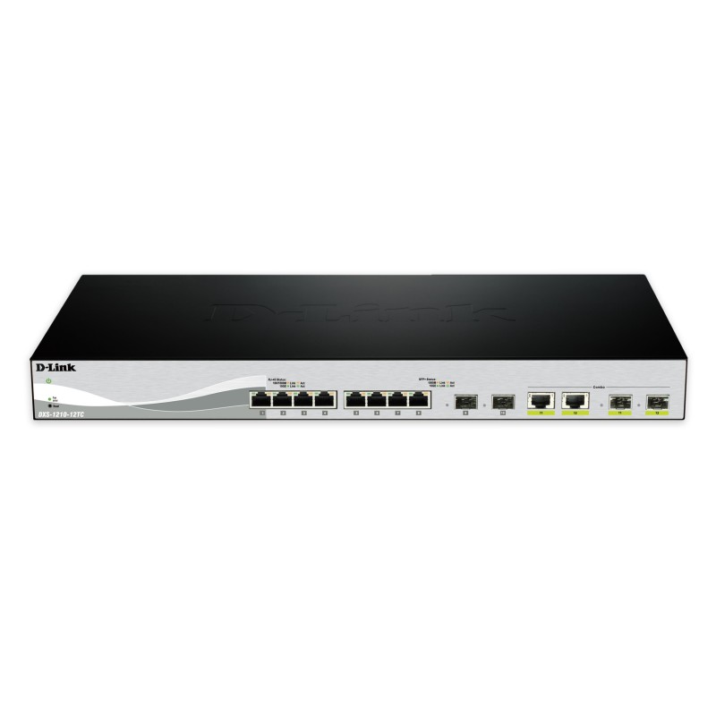 D-Link DXS-1210-12SC switch di rete Gestito L2 1U Nero, Argento