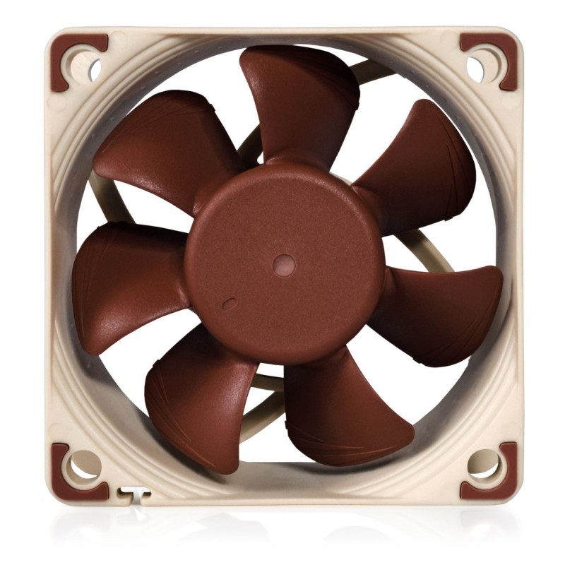 Noctua NF-A6x25 PWM Case per computer Ventilatore 6 cm Beige, Marrone