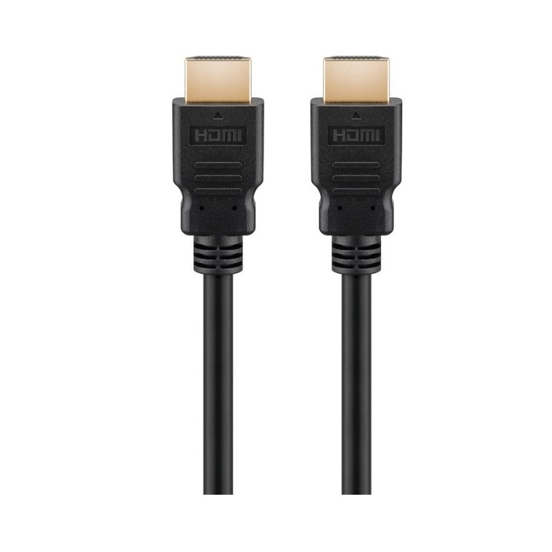 Goobay 69122 cavo HDMI 0,5 m HDMI tipo A (Standard) Nero