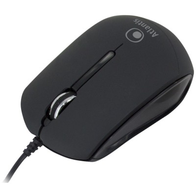 Atlantis Land P009-KM23-BK mouse Ambidestro USB tipo A Ottico 1000 DPI