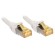 Lindy 47321 cavo di rete Bianco 0,5 m Cat7 S FTP (S-STP)