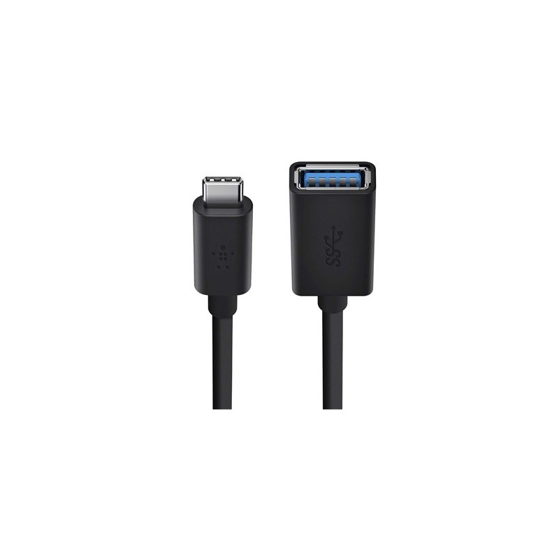 Belkin F2CU036btBLK cavo USB USB 3.2 Gen 1 (3.1 Gen 1) USB C USB A Nero