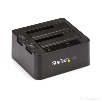 StarTech.com Box esterno USB 3.1 (10Gbps) a doppio alloggiamento da 2,5" 3,5" SATA SSD HDD