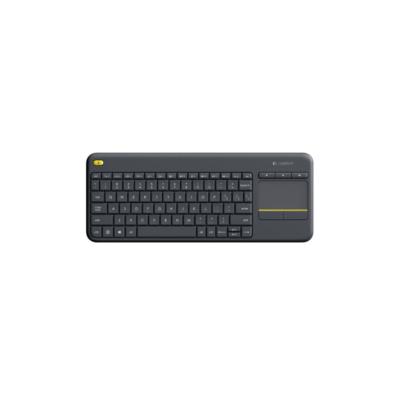 Logitech K400 Plus Tv tastiera RF Wireless QWERTZ Ceco Nero