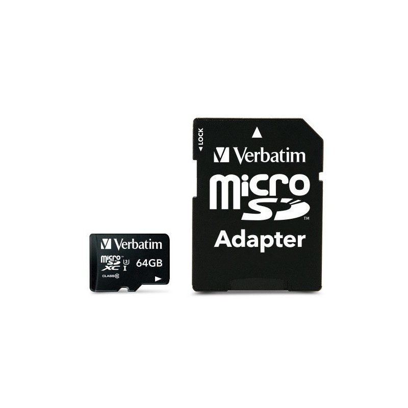 Verbatim Pro 64 GB MicroSDXC UHS Classe 10