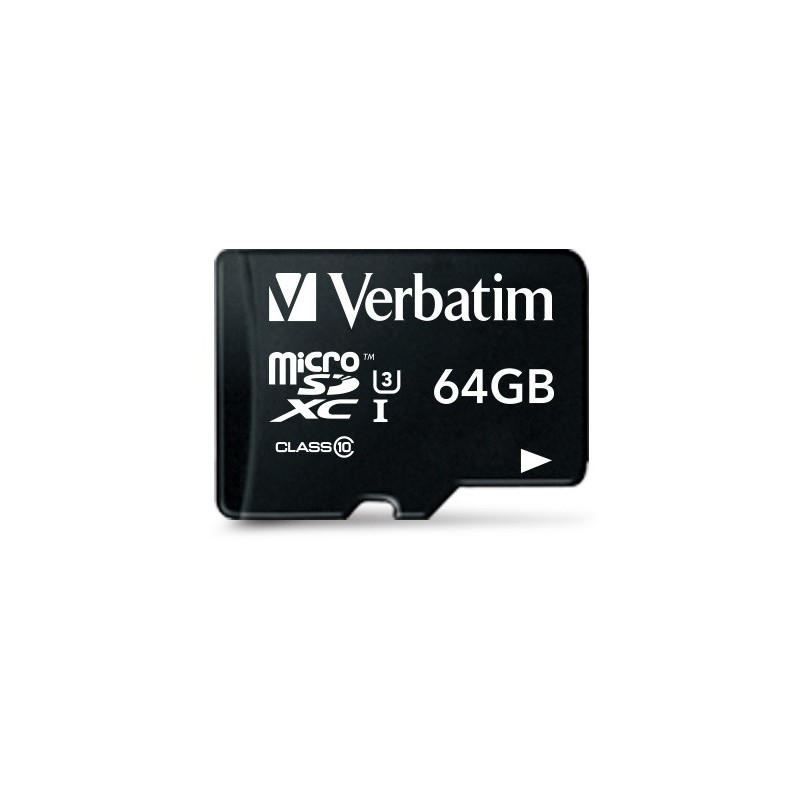 Verbatim Pro 64 GB MicroSDXC UHS Classe 10