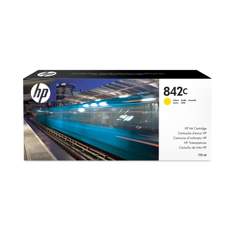 HP Cartuccia inchiostro giallo 842C PageWide XL da 775 ml