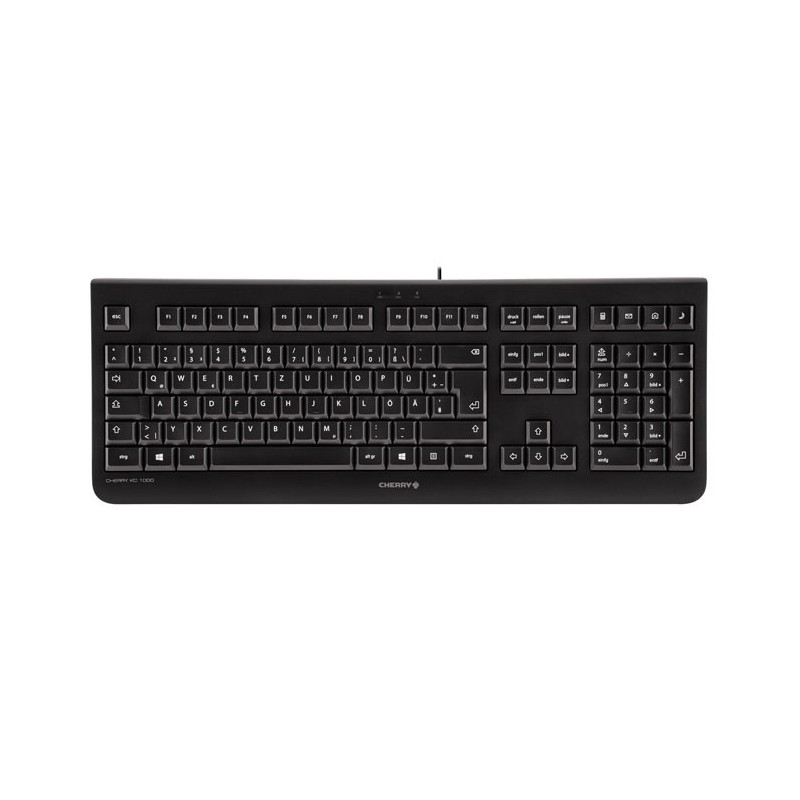 CHERRY KC 1000 tastiera USB QWERTZ Italiano Nero