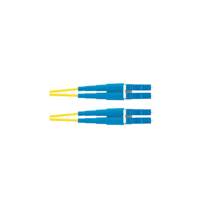 Panduit 1m OS2 LC Duplex cavo InfiniBand e in fibra ottica Blu, Giallo