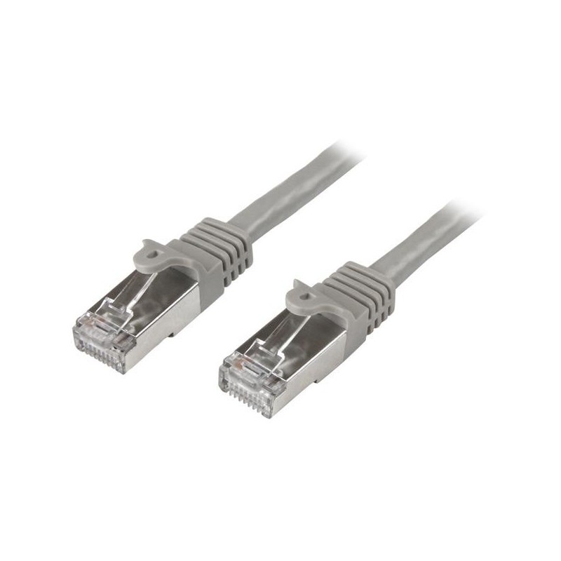 StarTech.com Cavo di rete Cat6 Ethernet Gigabit - Cavo Patch RJ45 SFTP da 5 m - Grigio