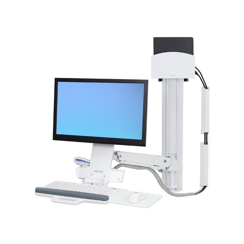 Ergotron StyleView Bianco PC Supporto multimediale