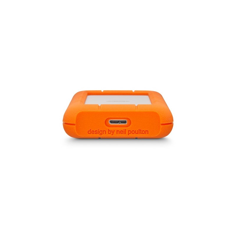 LaCie Rugged Mini disco rigido esterno 2 TB Arancione, Argento