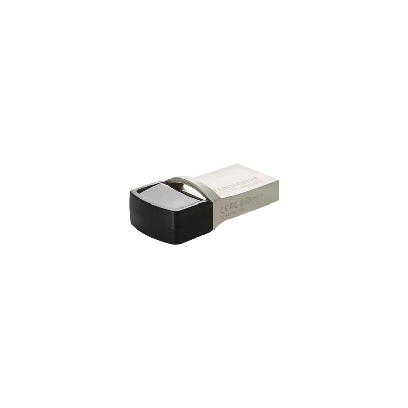 Transcend JetFlash 890 64GB unità flash USB USB Type-A   USB Type-C 3.2 Gen 1 (3.1 Gen 1) Nero, Argento