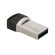 Transcend JetFlash 890 32GB unità flash USB USB Type-A   USB Type-C 3.2 Gen 1 (3.1 Gen 1) Nero, Argento