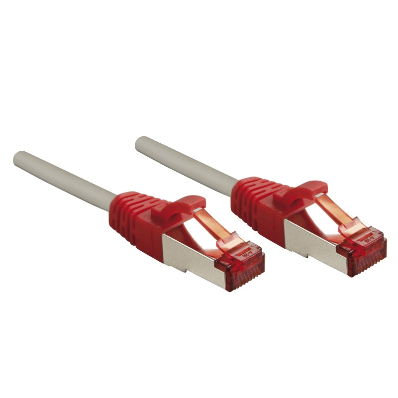 Lindy Rj45 Rj45 Cat6 3m cavo di rete Grigio S FTP (S-STP)