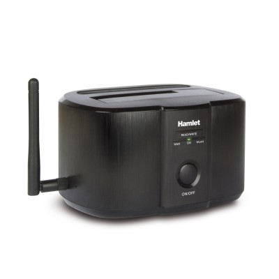 Hamlet Wi-Fi Docking Station per hard disk sata da 2,5'' o 3,5''