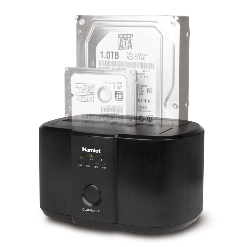 Hamlet USB 3.0 Docking Station per hard disk sata da 2,5'' o 3,5'' usb 3.0