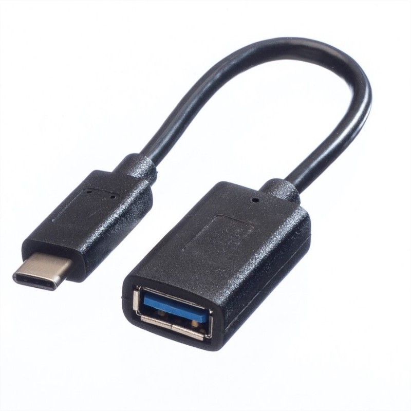 VALUE 11999030 cavo USB 0,15 m USB 3.2 Gen 2 (3.1 Gen 2) USB C USB A Nero