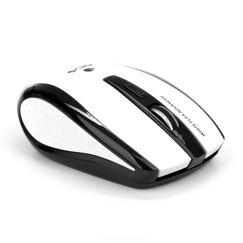 NGS White Flea Advanced mouse Mano destra RF Wireless Ottico 1600 DPI