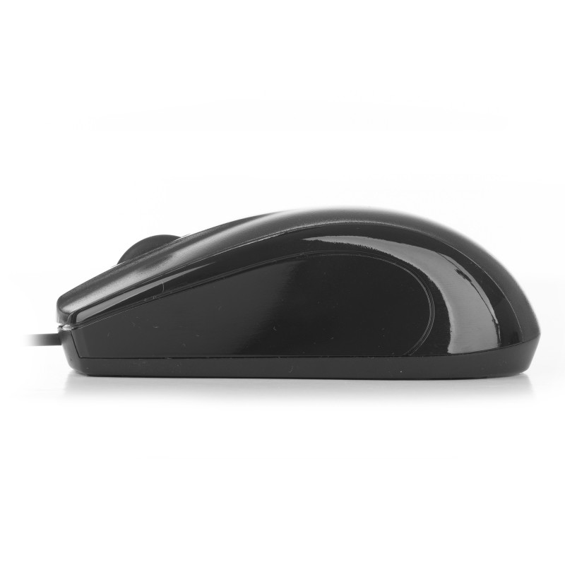 NGS Black Mist mouse Mano destra USB tipo A Ottico 800 DPI