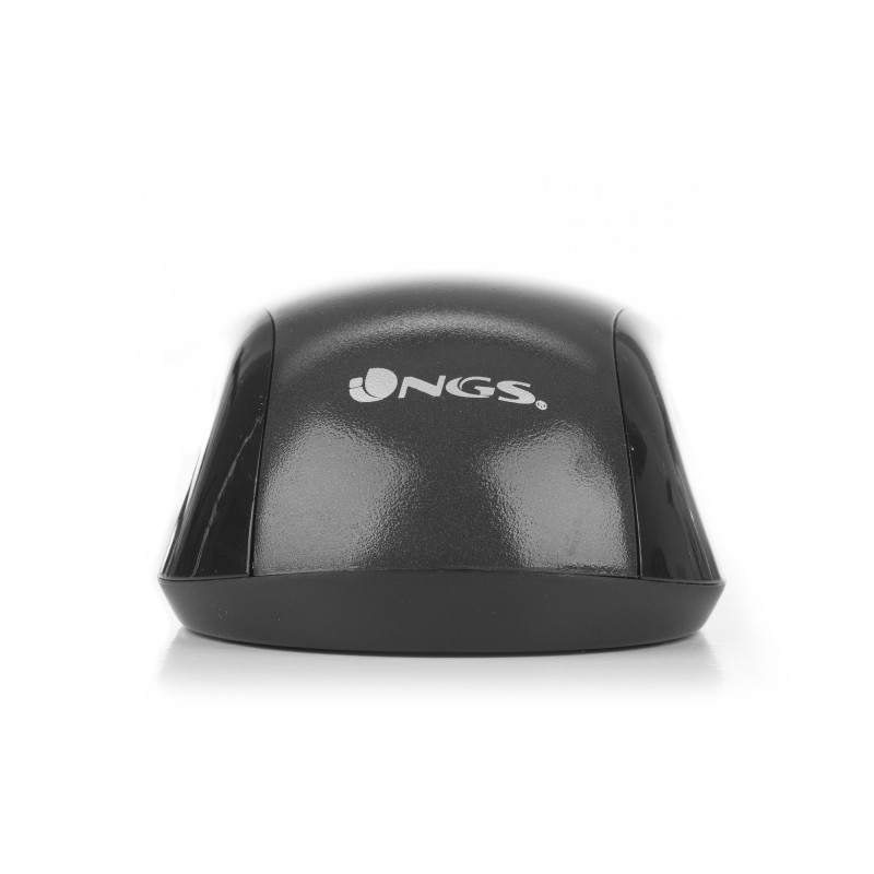 NGS Black Mist mouse Mano destra USB tipo A Ottico 800 DPI