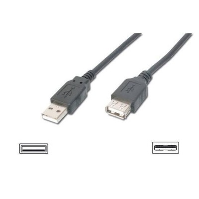 Digitus 5m USB2.0 cavo USB USB A Nero