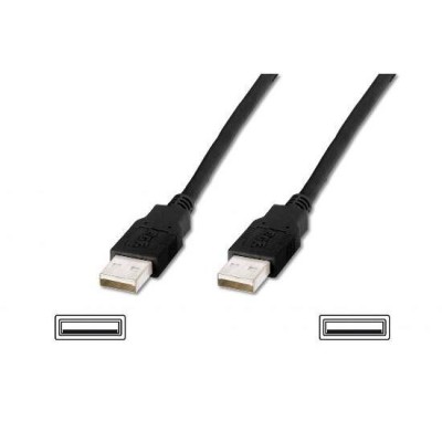 Digitus 1.8m USB2.0 A A cavo USB 1,8 m USB A Nero