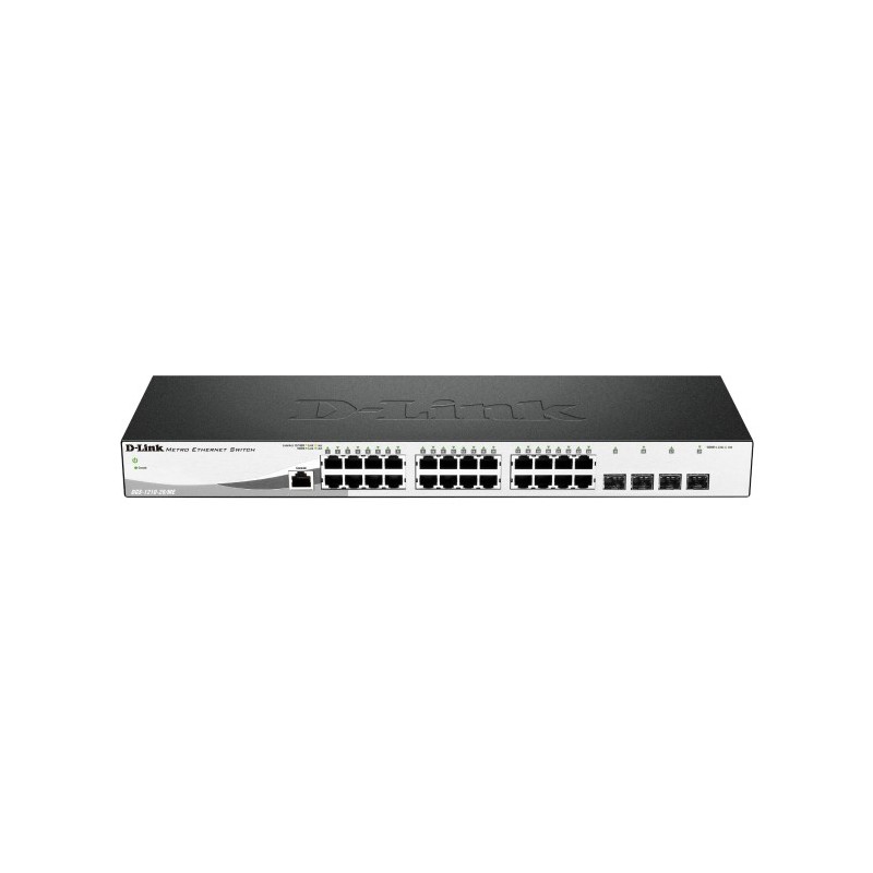 D-Link DGS-1210-28 ME switch di rete Gestito L2 Gigabit Ethernet (10 100 1000) 1U Nero