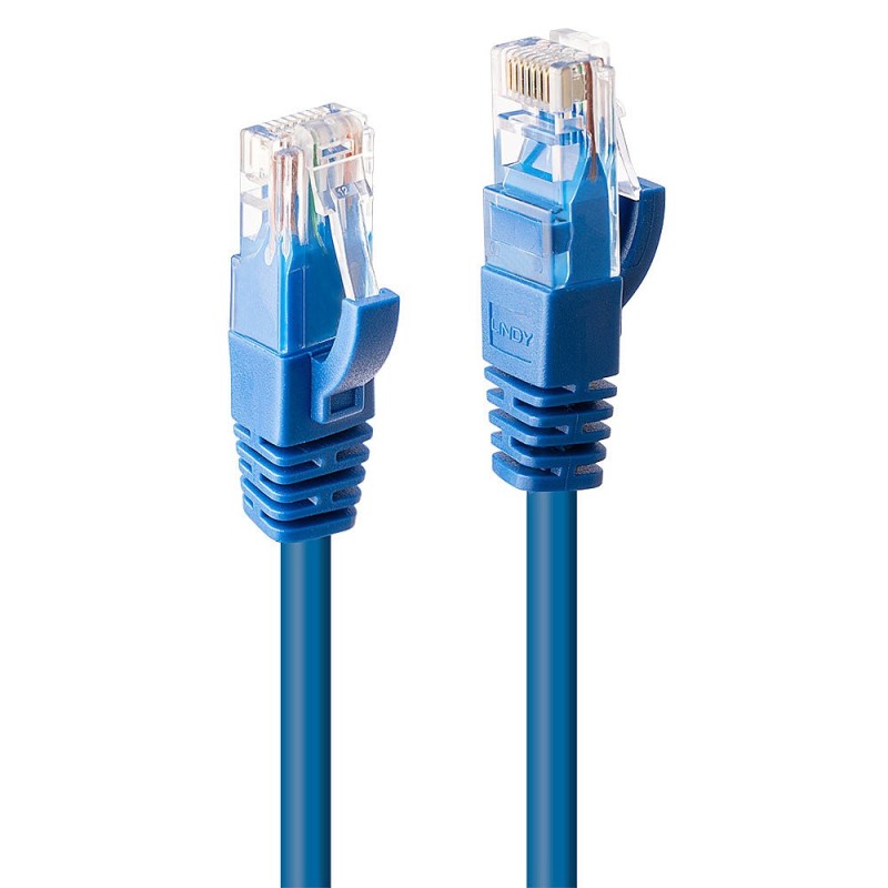 Lindy 48019 cavo di rete Blu 3 m Cat6 U UTP (UTP)