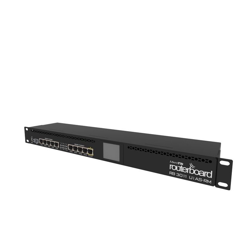 Mikrotik RB3011UIAS-RM router cablato Gigabit Ethernet Nero