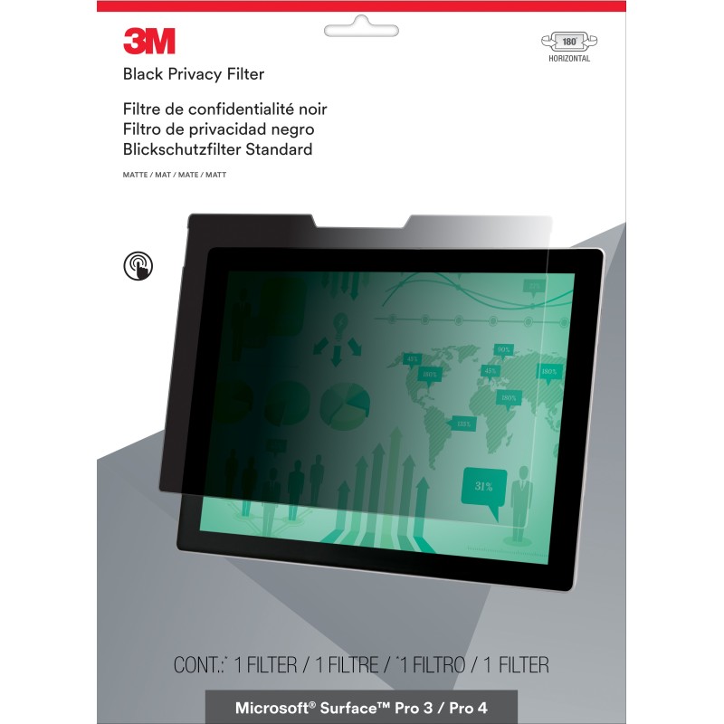 3M PFTMS001 Filtro per la privacy senza bordi per display 31,2 cm (12.3")