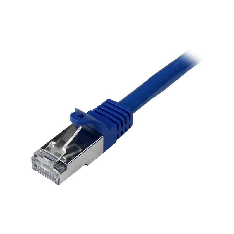 StarTech.com Cavo di rete Cat6 Ethernet Gigabit - Cavo Patch RJ45 SFTP da 50 cm - Blu