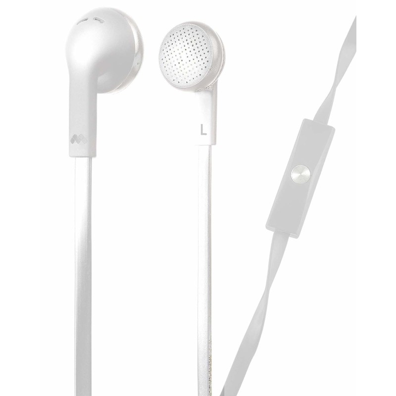 Meliconi MySound Speak FLAT Auricolare Cablato In-ear Musica e Chiamate Bianco